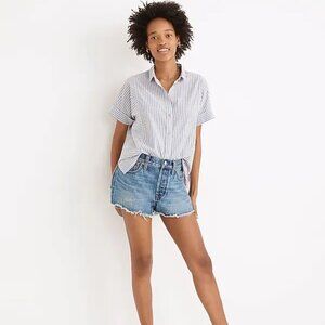 Madewell Relaxed Denim Shorts: Raw-Hem Edition NWT